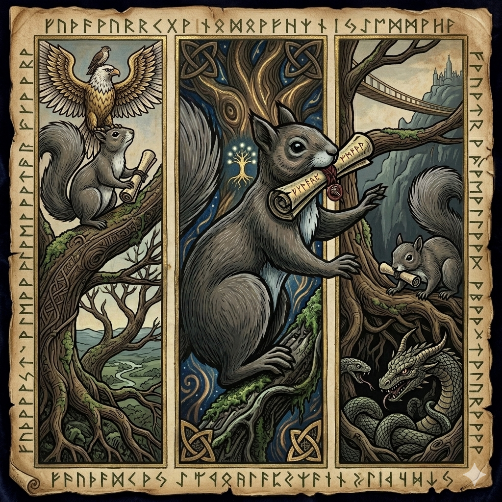 Ratatoskr's Path — Asgard, Midgard, Helheim